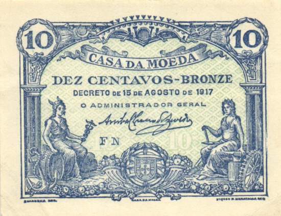 10 Centavos 15.8.1917